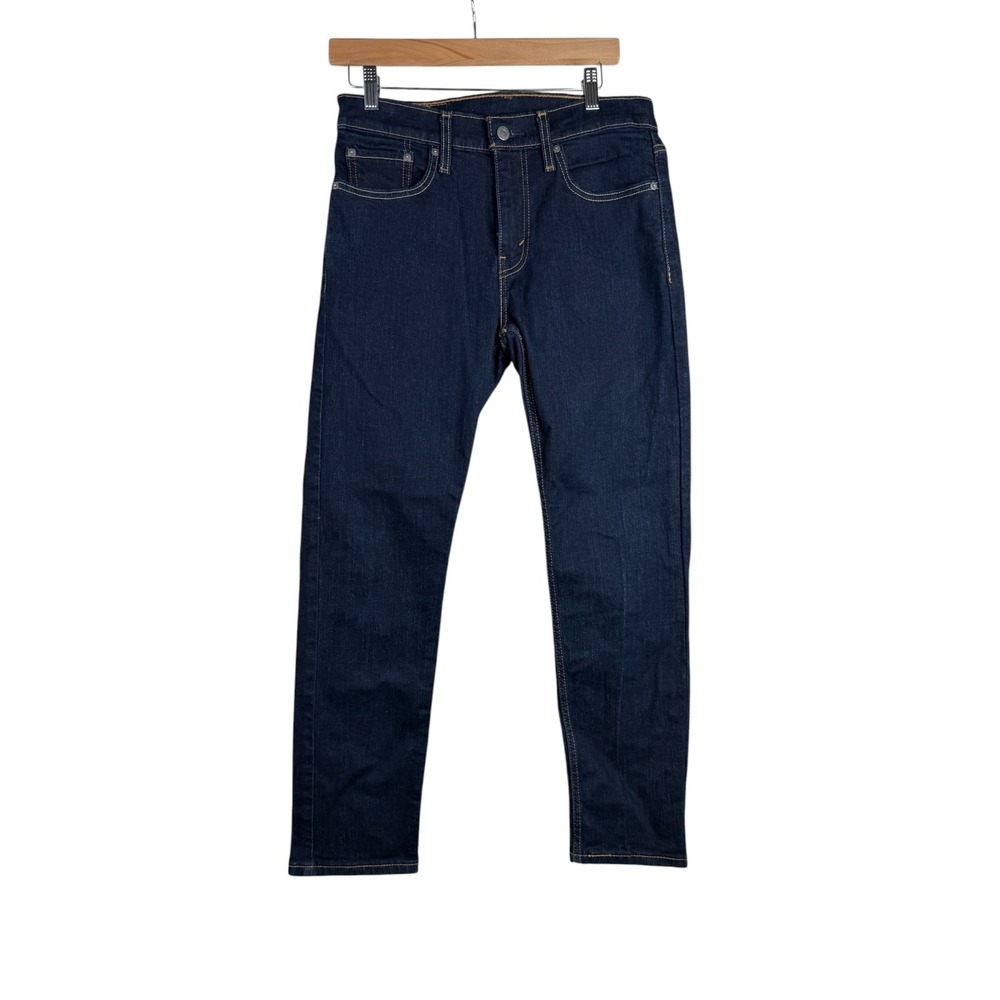 Levi's Men's 502 Taper Fit Jeans size 29 X 30 Dark Blue Wash